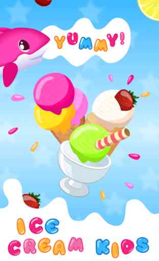 Ice Cream Kids -Jeu de cuisine 1