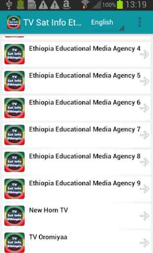 Infos TV Sat Ethiopie 3