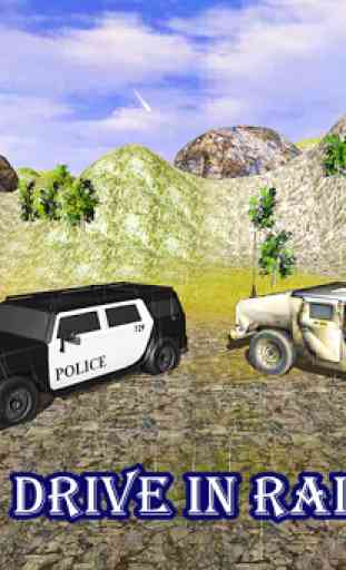 Offroad Police Jeep conduite 3