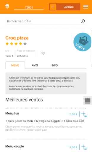 Pizza.fr - Livraison repas 3