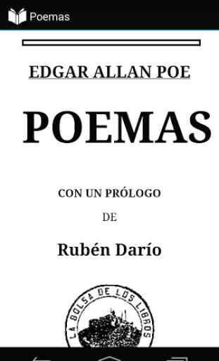 Poemas by Edgar Allan Poe 1
