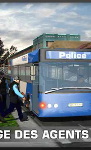Police Transport Autocar Bus 2
