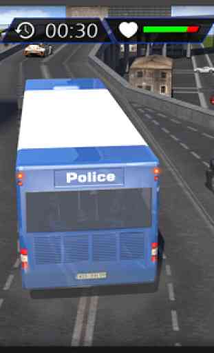 Police Transport Autocar Bus 3