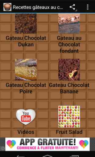 Recettes de Gâteaux Chocolat 2