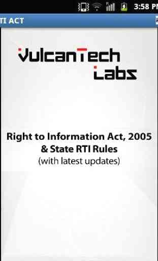 RTI Act (India) & State Rules 1