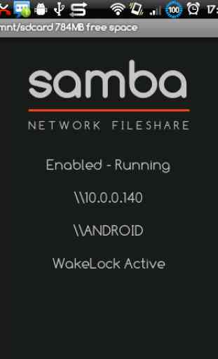 Samba Filesharing for Android 1