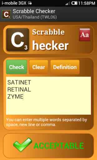 Scrabble Checker 1