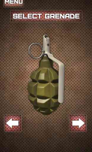 Simulateur réel Grenade Arme 3