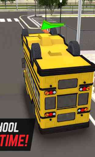 Super School Driver 3D 2