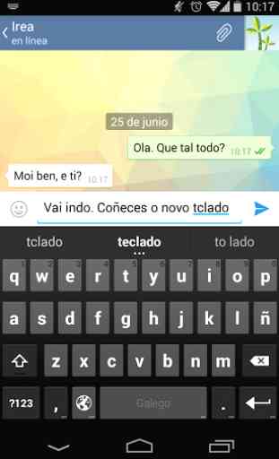 Teclado Galego Android 1