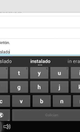 Teclado Galego Android 4