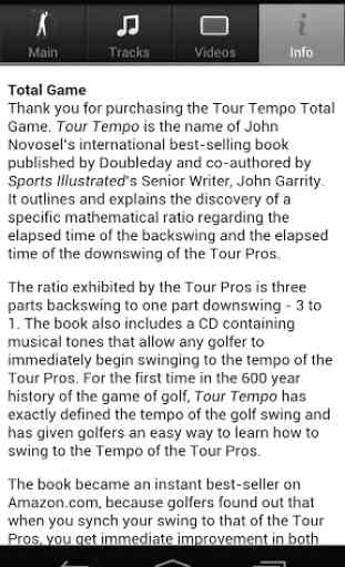 Tour Tempo Golf - Total Game 3