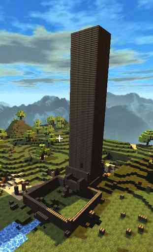 TownMine Minecraft Wallpaper 1