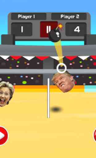 Trump vs Hillary Head Soccer 3
