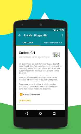 Cartes IGN (plugin E-walk) 1