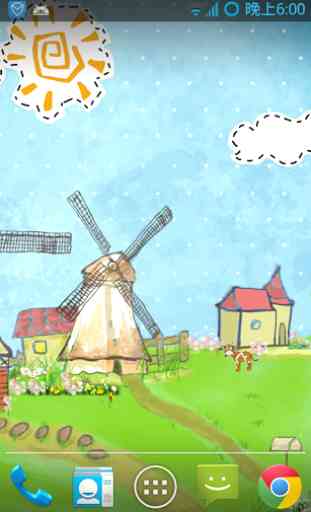 Cartoon prairies moulin FLW 2