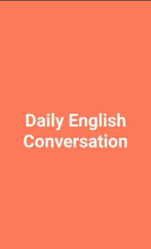 Daily English Conversation 2
