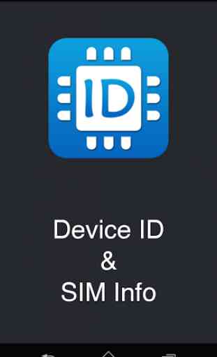 Device ID & Info SIM 1