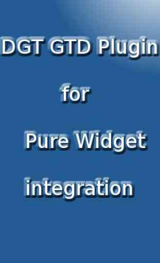 DGT GTD Pure Widget plugin 1