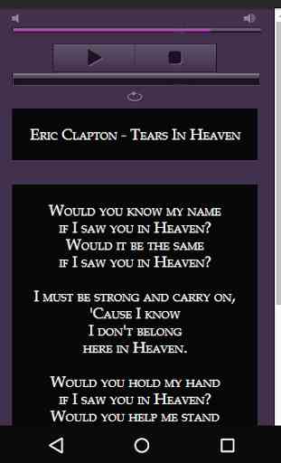Eric Clapton Lyrics 3
