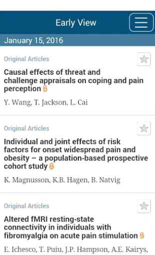 European Journal of Pain 2