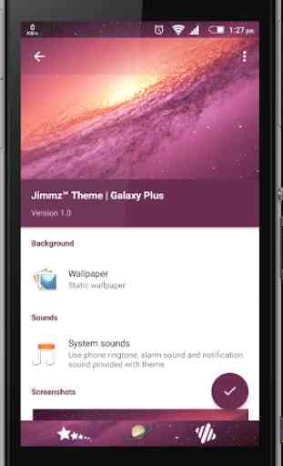 eXperiaz Theme - Galaxy Plus+ 1