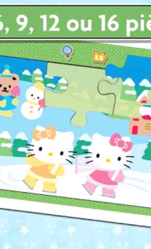 Hello Kitty Puzzles de Noël  3