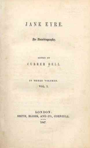 Jane Eyre by Charlotte Brontë 1