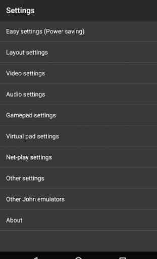 John SNES Lite - SNES Emulator 3