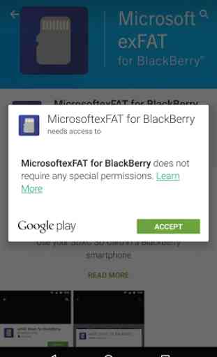 MicrosoftexFAT for BlackBerry 2