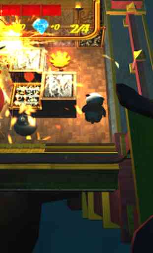 Panda Bomber: 3D Dark Lands 2