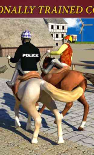 policiers chase cheval crime 3