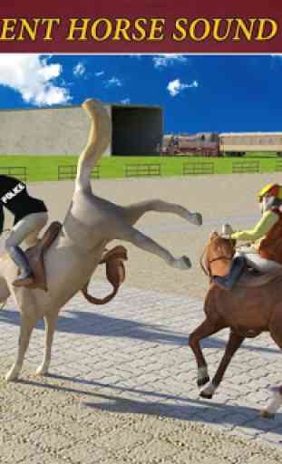 policiers chase cheval crime 4