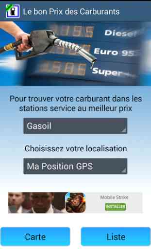 Prix Gasoil & Carburant France 1