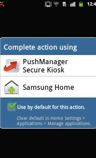 PushManager Secure Kiosk 1