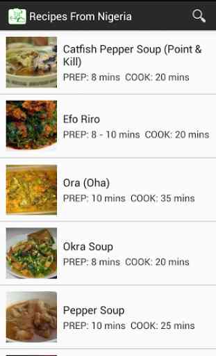 Recipes from Nigeria 1