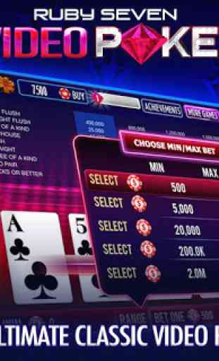 Ruby Seven Video Poker 1