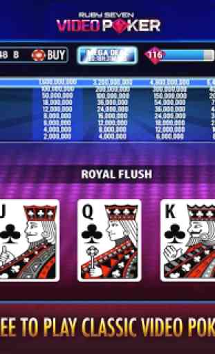 Ruby Seven Video Poker 3