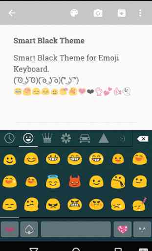 Smart Black Emoji Keyboard 2