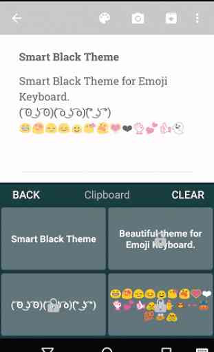 Smart Black Emoji Keyboard 4