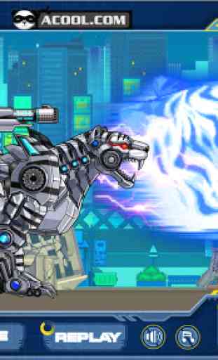 Toy Robot War:Robot Snow Tiger 4
