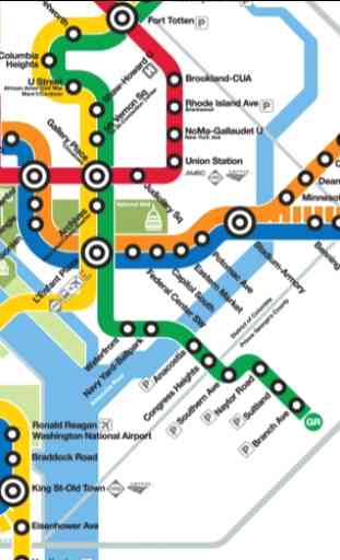 Washington DC Metro Map 2