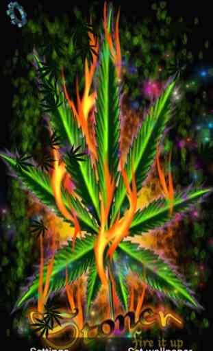 Weed Marijuana Live Wallpaper 3