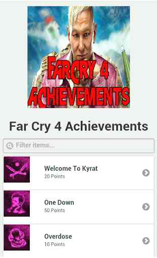 Achievements for Far Cry 4 1