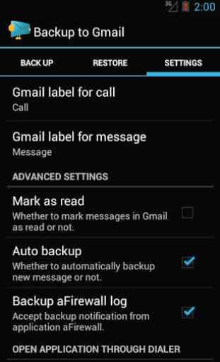 Backup message & call to Email 4