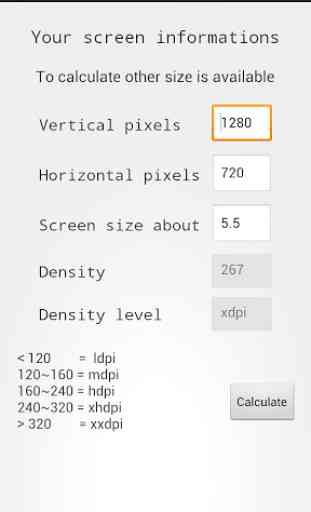 Best DPI(density) Calculator 1