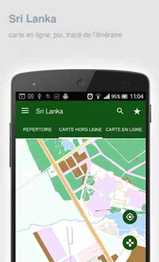Carte de Sri Lanka off-line 1