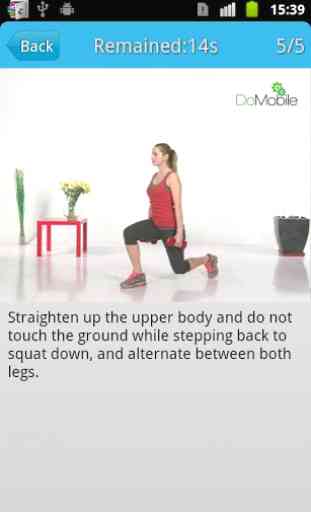 Exercice de la jambe Beauté 2