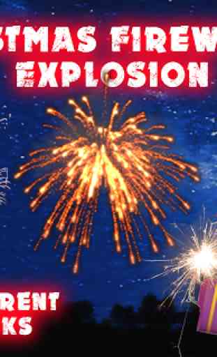 Feux d'artifice Noel Explosion 2