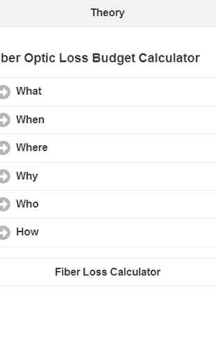 Fiber Loss Budget Calculator 1